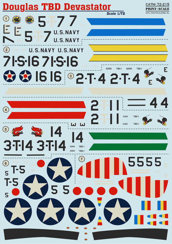 Print Scale PSL72215 1:72 Douglas TBD-1 Devastator