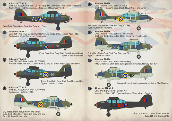Print Scale PSL72243 1:72 Fairey Albacore Mk.I