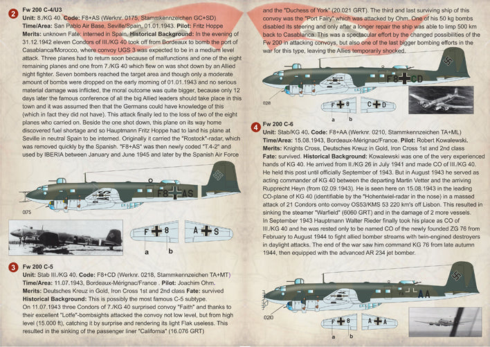 Print Scale PSL72245 1:72 Focke-Wulf Fw-200 Condor Part 4 Decals