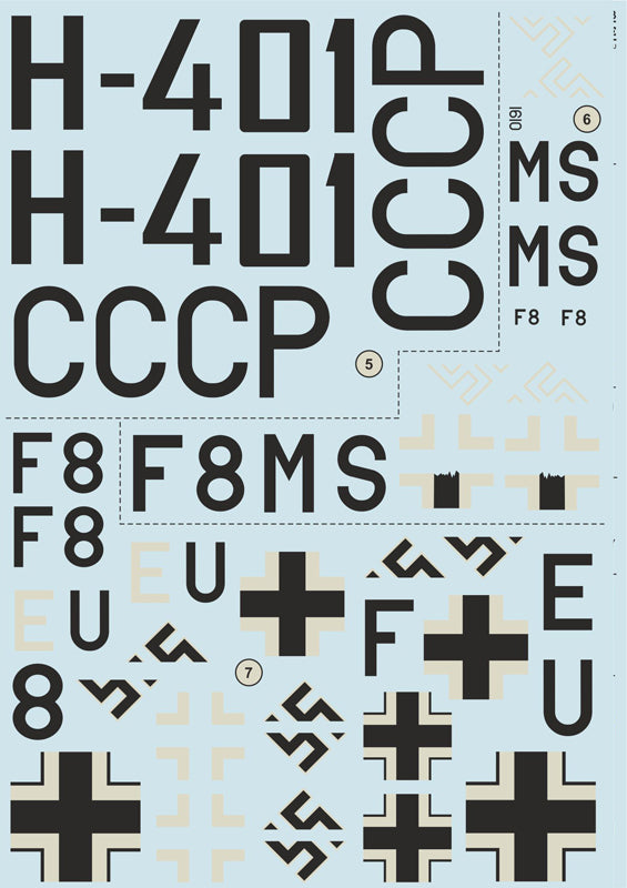 Print Scale PSL72250 1:72 Fw-200 Condor C-4/C-5/C-8 Decal Sheets