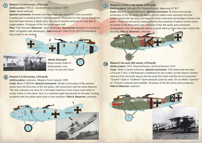 Print Scale PSL72251 1:72 LFG Roland C.II/C.IIa Walfisch