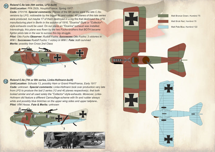 Print Scale PSL72251 1:72 LFG Roland C.II/C.IIa Walfisch