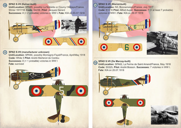 Print Scale PSL72259 1:72 French SPAD S.VII Aces