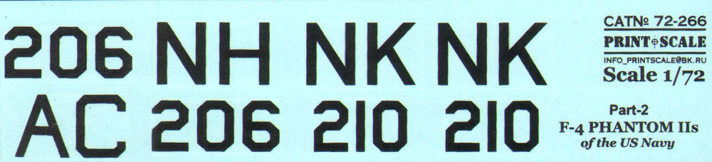 Print Scale PSL72266 1:72 McDonnell F-4J Phantom II Part 2