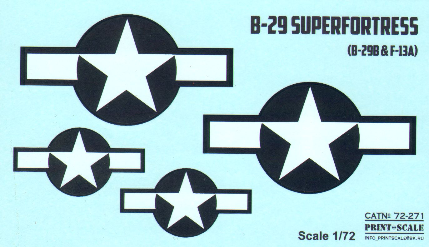 Print Scale PSL72271 1:72 Boeing B-29B Superfortress Part 1