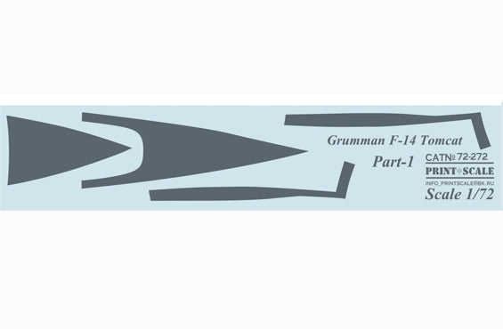 Print Scale PSL72272 1:72 Grumman F-14D Tomcat part-1