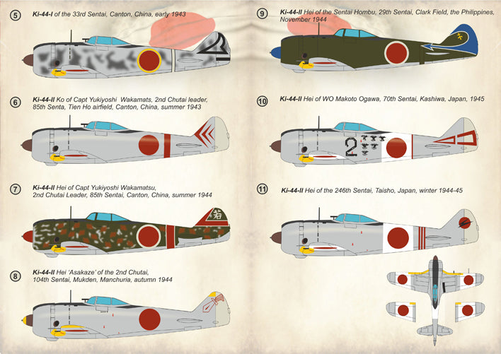 Print Scale PSL72274 1:72 Nakajima Ki-44 Shoki Part-1