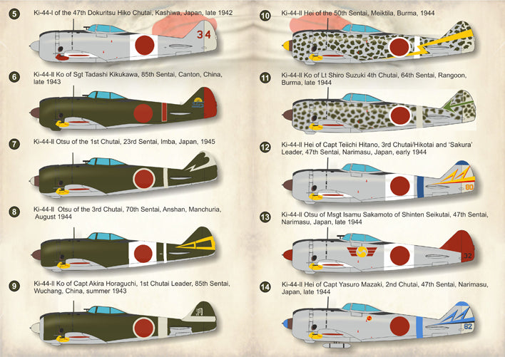 Print Scale PSL72276 1:72 Nakajima Ki-44 Shoki Part-2