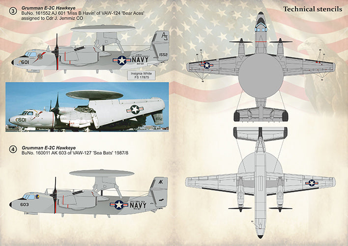 Print Scale PSL72287 1:72 Grumman E-2C Hawkeye