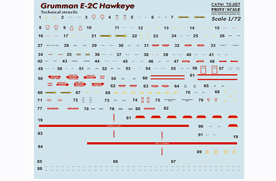 Print Scale PSL72287 1:72 Grumman E-2C Hawkeye