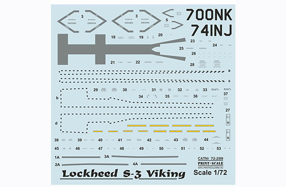 Print Scale PSL72289 1:72 Lockheed S-3A/S-3B Viking