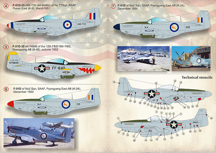 Print Scale PSL72300 1:72 North-American F-51 Mustang 1/72 Part 2 [P-51D]