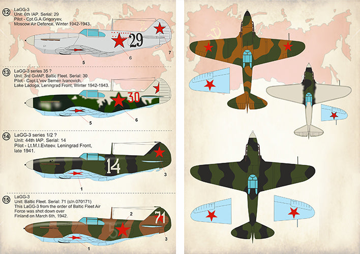 Print Scale PSL72309 1:72 Lavochkin LaGG-3