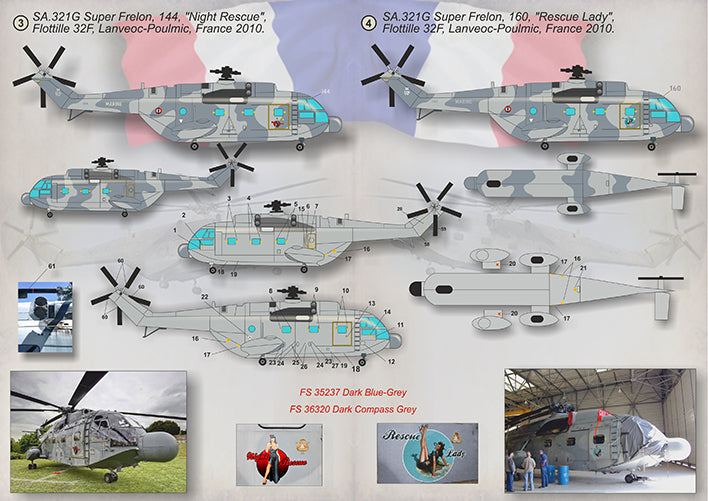 Print Scale PSL72314 1:72 S.A.321 Super Frelon Part-2