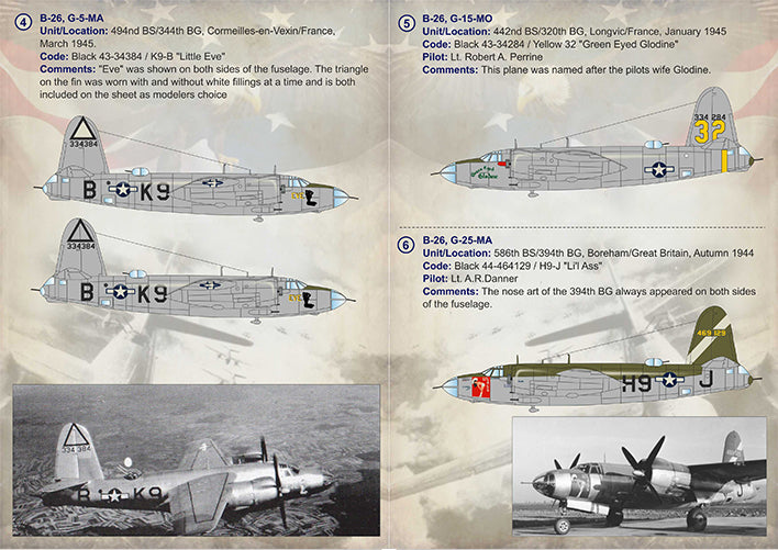 Print Scale PSL72321 1:72 Martin Marauder B-26F/B-26G 1