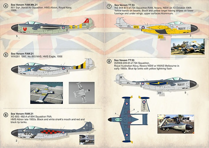 Print Scale PSL72326 1:72 de Havilland Sea Venom 1