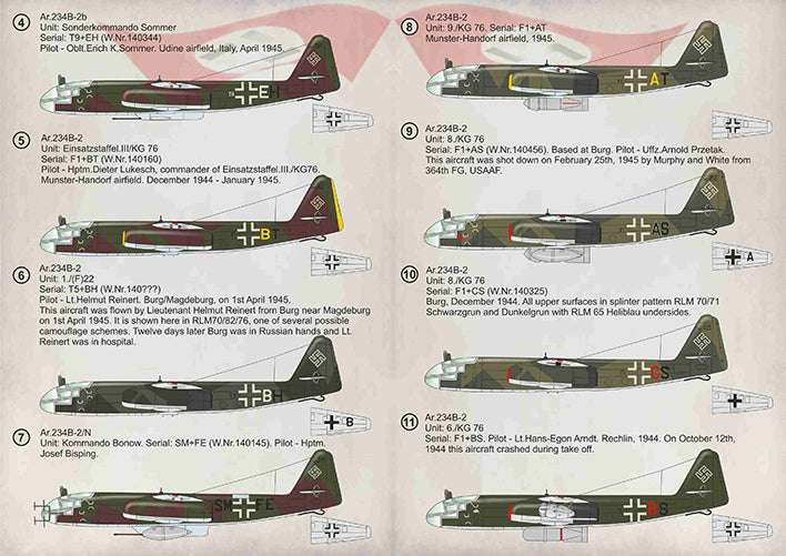 Print Scale PSL72341 1:72 Arado Ar-234 Blitz 1