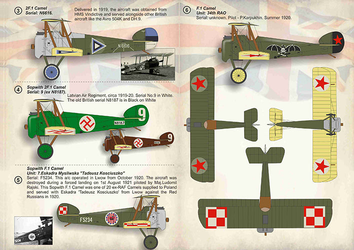 Print Scale PSL72342 1:72 Sopwith Camel Part-2 1
