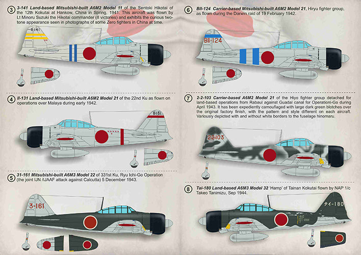 Print Scale PSL72344 1:72 Mitsubishi A6M2-A6M3 "Zero" Part-2 1