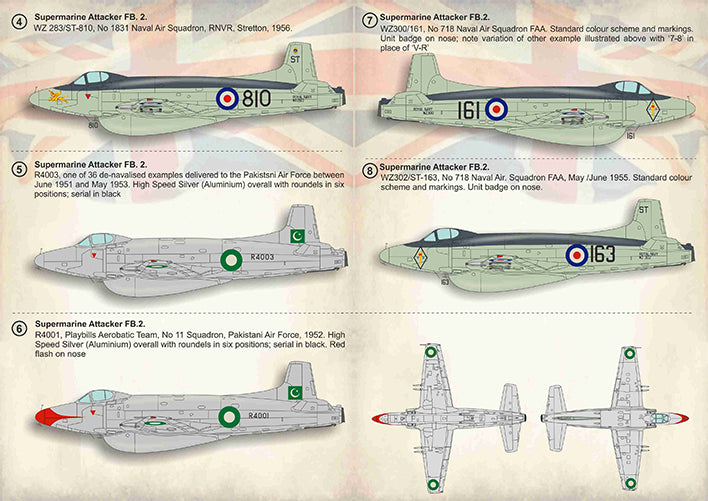 Print Scale PSL72345 1:72 Supermarine Attacker Part-1 1
