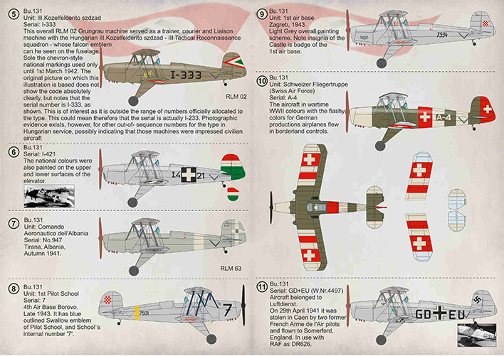 Print Scale PSL72350 1:72 Bucker Bu-131 Jungmann Bucker Bu.131 Jungmann/72-350/1