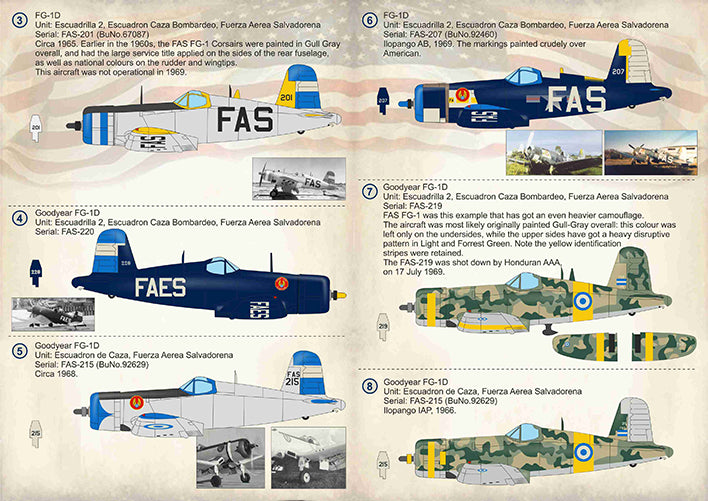 Print Scale PSL72351 1:72 Vought F4U Corsair Salvador 1