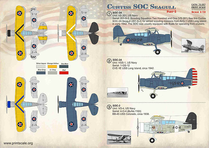 Print Scale PSL72357 1:72 Curtiss SOC Seagull Part 2 1