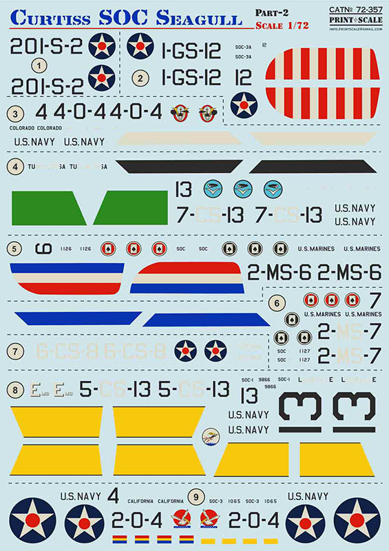 Print Scale PSL72357 1:72 Curtiss SOC Seagull Part 2 1