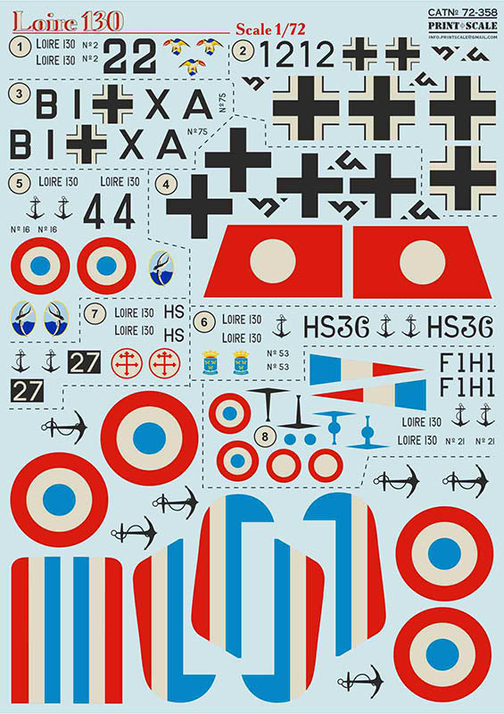 Print Scale PSL72358 1:72 Loire 130 1