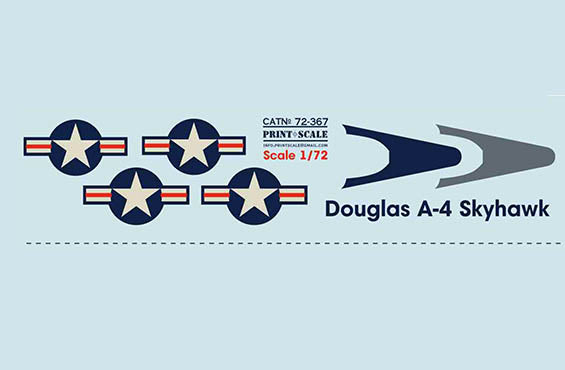 Print Scale PSL72367 1:72 Douglas A-4 Skyhawk