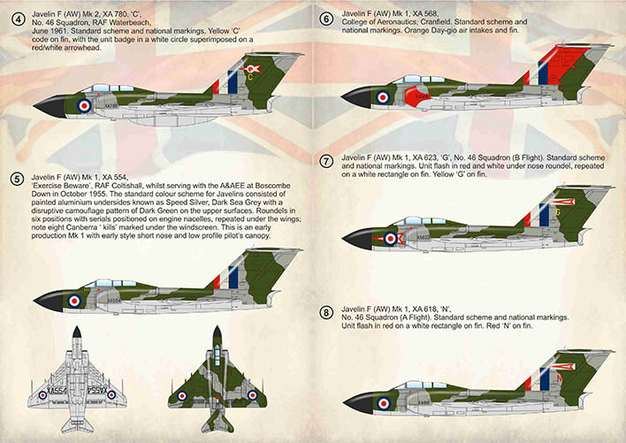 Print Scale PSL72370 1:72 Gloster Javelin Mk.1 Mk.2 Part 1 / 72-370 / 1