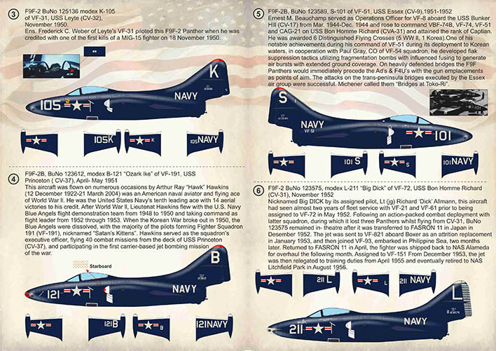 Print Scale PSL72372 Navy F9F-2/3 Panther Korea Combat 1:72