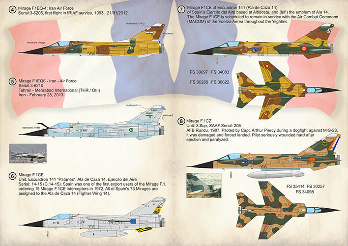 Print Scale PSL72373 1:72 Dassault_Mirage F.1 Part 1 1