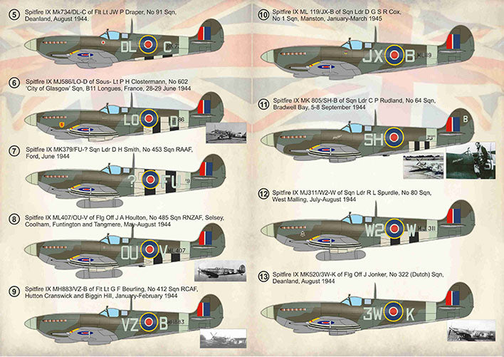 Print Scale PSL72382 1:72 Spitfire Aces of Northwest Europe 1944-45