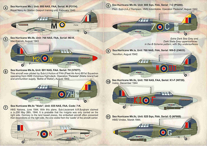 Print Scale PSL72383 1:72 Hawker Sea Hurricane 1