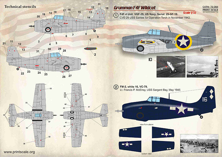 Print Scale PSL72384 1:72 Gruman F4F Wildcat 1
