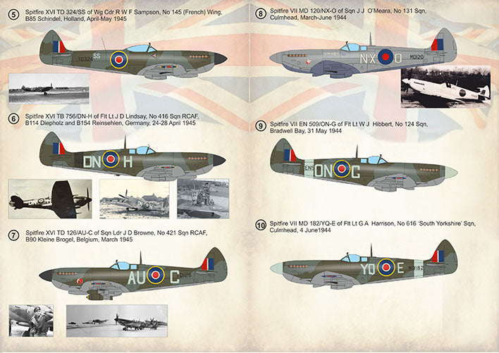 Print Scale PSL72386 1:72 Spitfire Aces Northwest Europe 1944-45