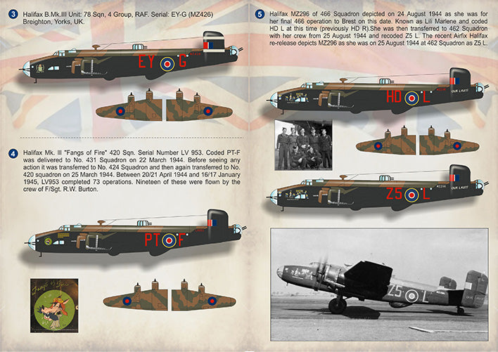 Print Scale PSL72398 1:72 Handley-Page Halifax Part 1 1