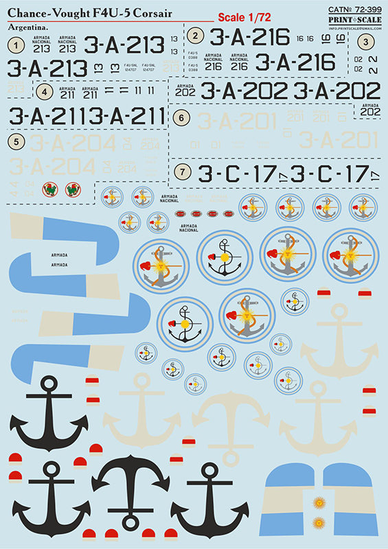 Print Scale PSL72399 1:72 Vought F4U Corsair