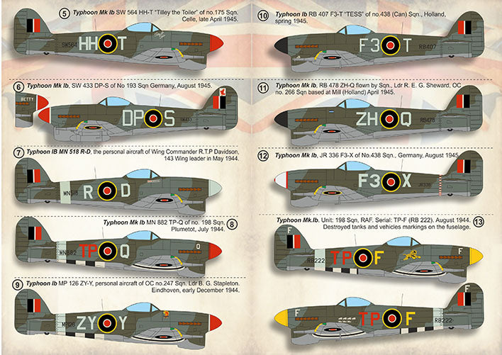 Print Scale PSL72415 1:72 Hawker Tyhoon Mk.Ib 1