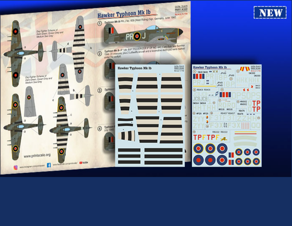Print Scale PSL72415 1:72 Hawker Tyhoon Mk.Ib 1
