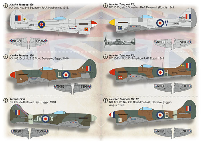 Print Scale PSL72417 1:72 Hawker Tempest F.6 1