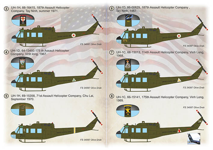 Print Scale PSL72418 1:72 Bell UH-1 in Vietnam War 1