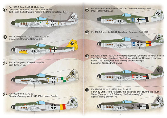 Print Scale PSL72430 1:72 Focke-Wulf Fw-190D-9 Part 2 1