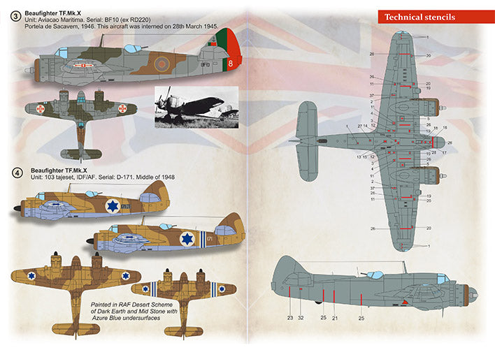 Print Scale PSL72436 1:72 Bristol Beaufighter Mk.X Part 2 1