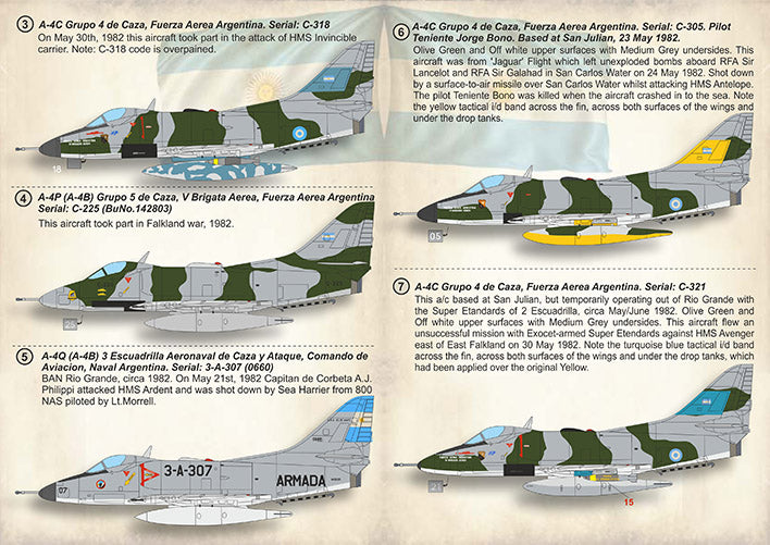 Print Scale PSL72440 1:72 Douglas Skyhawk in Falkland War Part 2 1 A-4P