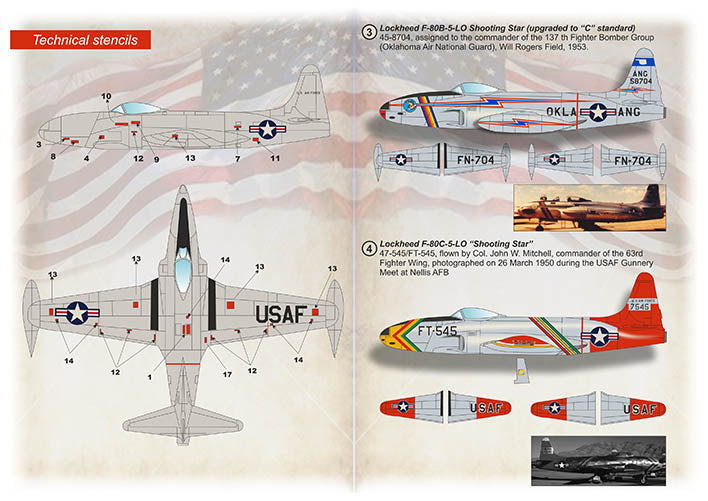 Print Scale PSL72447 1:72 Lockheed F-80 USA & Europe Part 1 1