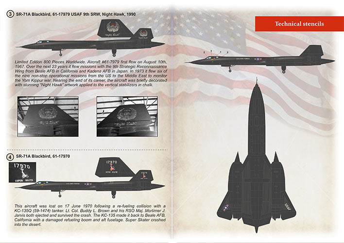 Print Scale PSL72435 1:72 Lockheed SR-71 Part-1 1