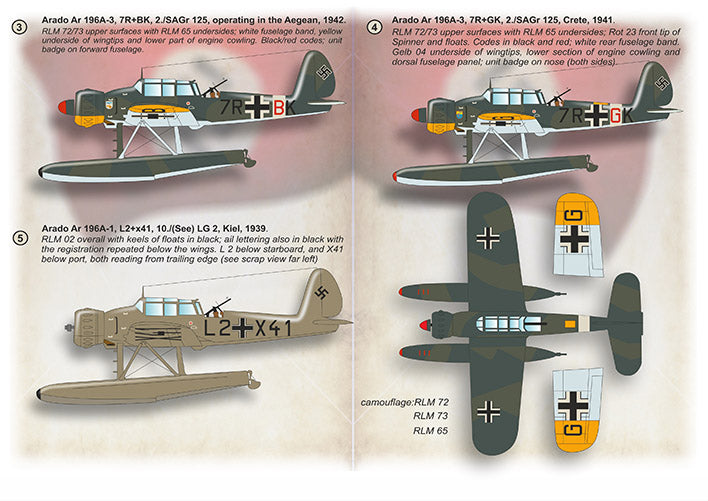 Print Scale PSL72461 1:72 Arado Ar-196 1