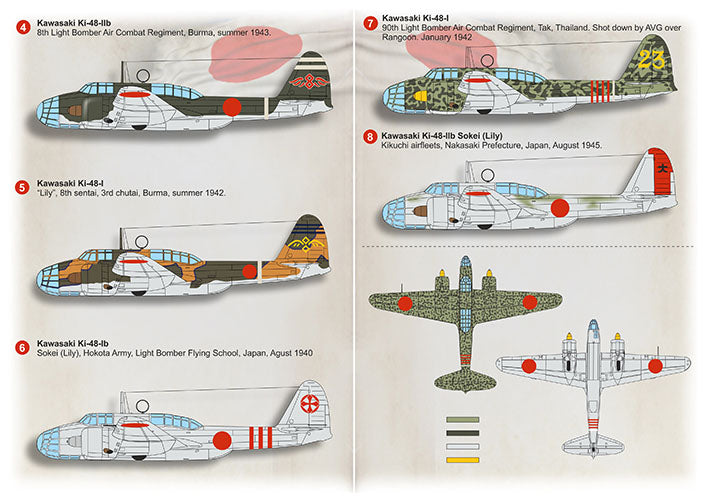 Print Scale PSL72473 1:72 Kawasaki Ki-48 1